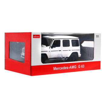 Mercedes-AMG G63 biały RASTAR model 1:14 Zdalnie sterowane auto + pilot 2,4 GHz